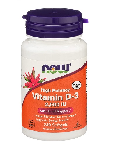 Now - Vitamin D3 2000IU - 240 Softgels