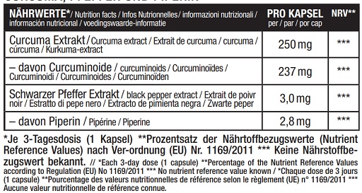 Blackline 2.0 Curcumin 95% 60 Kapsel