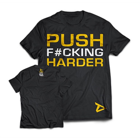 Dedicated T-Shirt "Push Fckng Harder" M