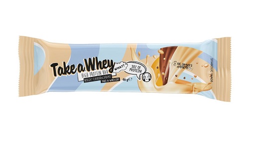 Take-a-Whey High protein Bar - 24x46g Peanut & Caramel