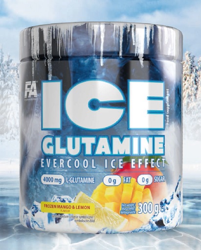 FA Nutrition ICE Glutamine 300g Frozen Mango-Lemon