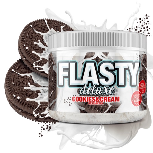 (Blackline 2.0) Flasty DELUXE Geschmackspulver - 230g Cookie Chunks & Cream NEU