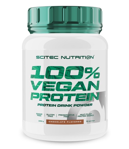 Scitec 100% Vegan Protein 1000g Haselnuss-Walnuss