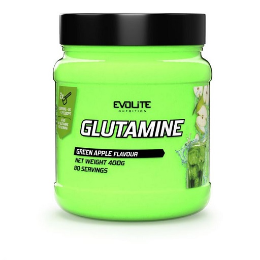 Evolite Nutrition Glutamine 400g green apple
