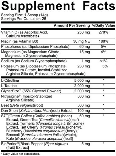 Rich Piana 5% Nutrition Full as F*ck Legendary 375g Blueberry Lemonade