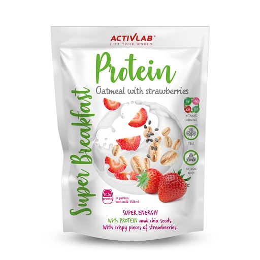 Activlab Protein Breakfast 300g Strawberry Haferflocken