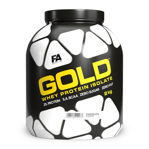 FA Nutrition Gold Whey Protein Isolate 2kg Strawberry