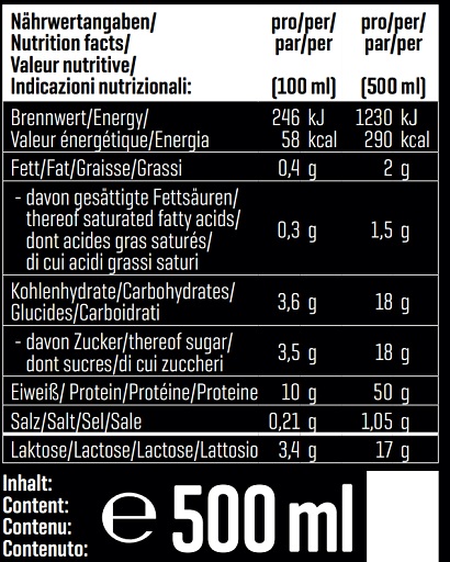 Body Attack High Protein Shake (12x500ml) Schoko Karamell
