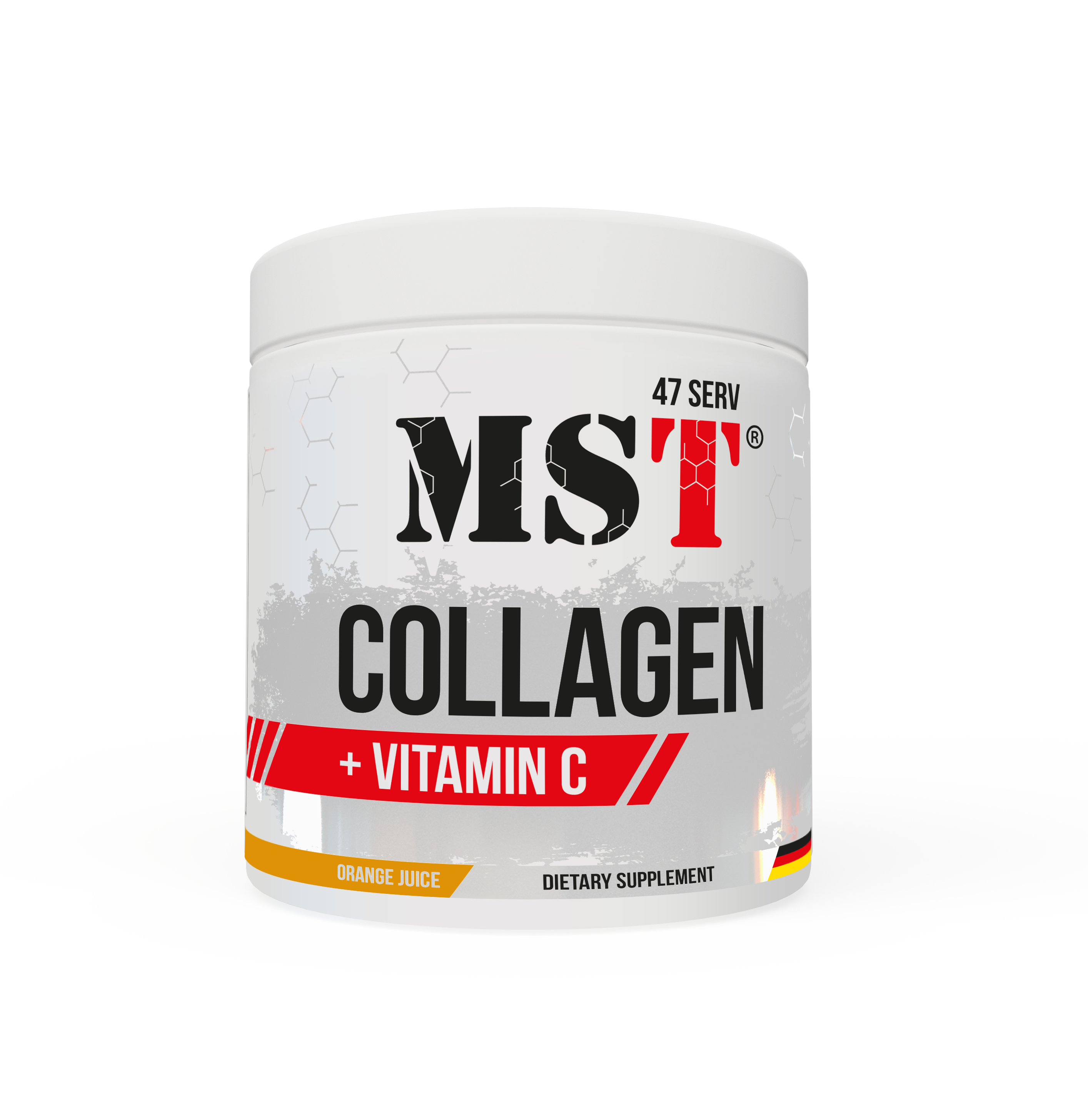 MST - Collagen Pulver + Vitamin C - 305,5g Green Apple