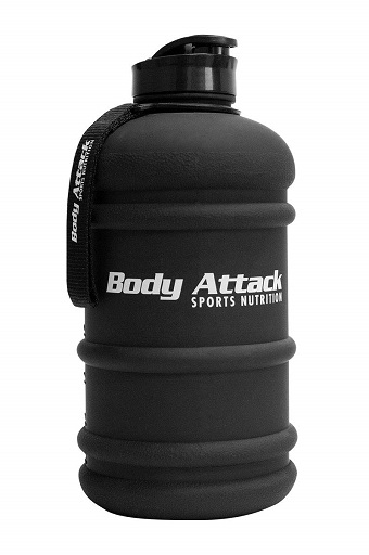 Body Attack Water Bottle XXL - Wasserflasche 2,2L Frosted black