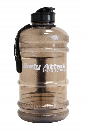 Body Attack Water Bottle XXL - Wasserflasche 2,2L Frosted black