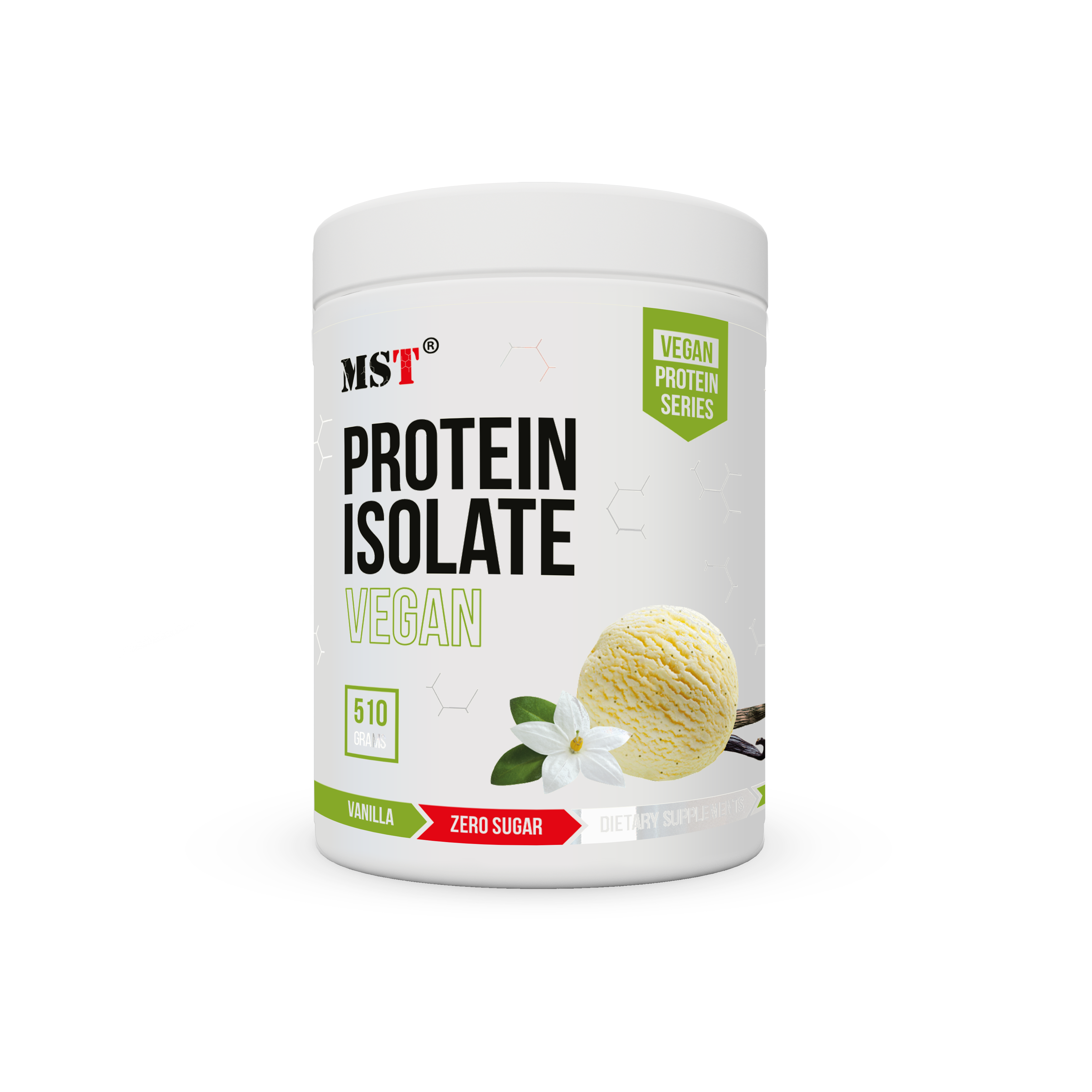 MST Vegan Mix Protein Isolat 510g Dose Vanilla