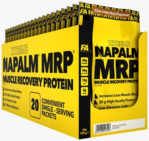 FA Nutrition Napalm MRP 20x100g Single Serving Packets Chocolate Banana