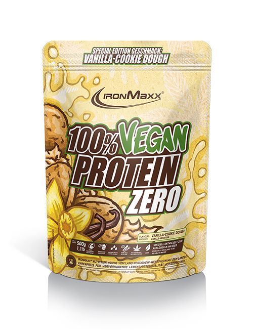 IronMaxx 100% Vegan Protein Zero 500g Dark Chocolate