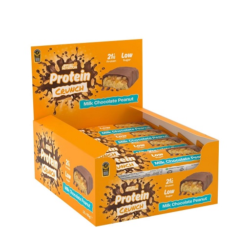 Applied Nutrition Protein Crunch Bar 12 x 62g White Chocolate Caramel