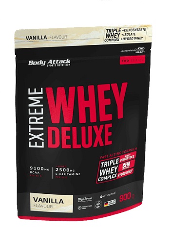 Body Attack Extreme Whey Deluxe 900g Vanille