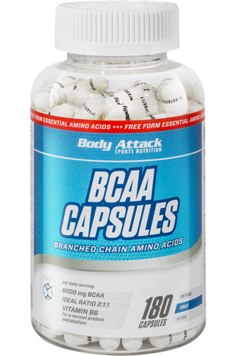 Body Attack BCAA Capsules 180 Caps