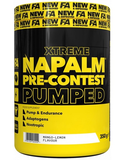 FA Nutrition Xtreme Napalm PreContest PUMP - 350g Mango-Lemon