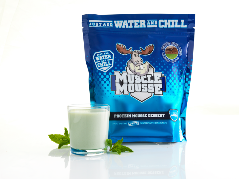 Muscle Moose Protein Mousse Dessert - 750g - Bubbly Mint Choc