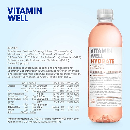 Vitamin Well Drink 12x500ml Reload